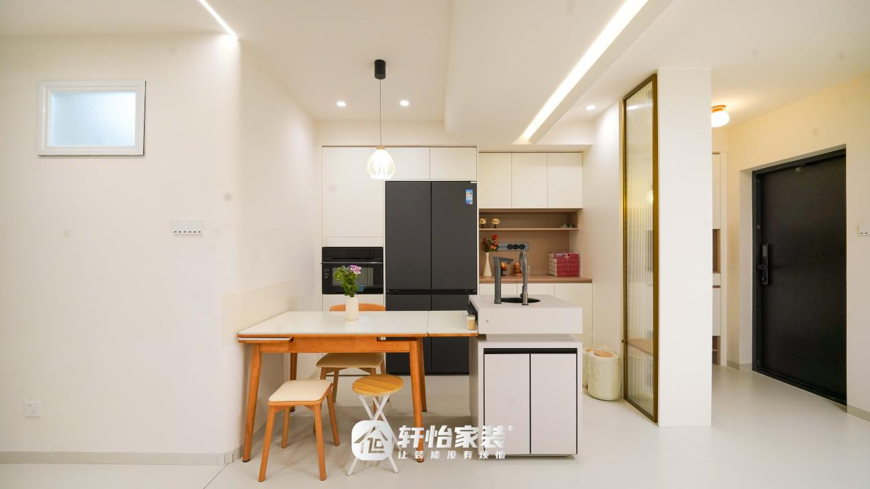 轩怡家装五宅一生｜广州天河86㎡奶油风，金领夫妻的三口成长之家